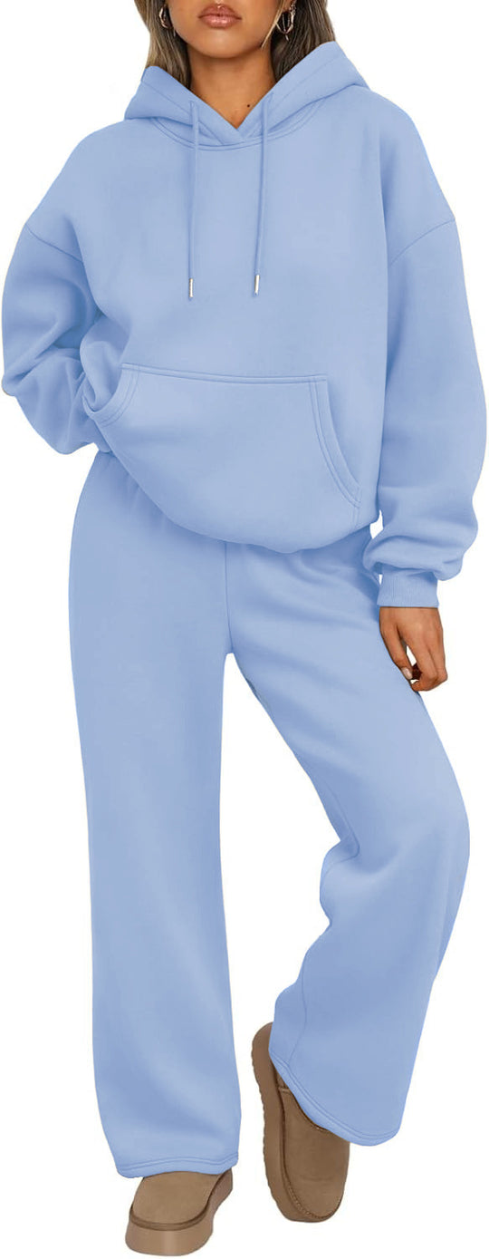 Unisex minimalistischer Kapuzenpullover aus French-Terry mit flachem Kordelzug und verstärkter Nackenpasse EB