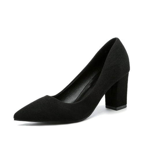 Damen elegante Pumps mit blockfester Sohle EB