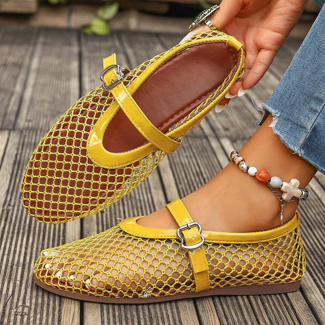 Damen Netzschuhe mit elegantem Riemen EB