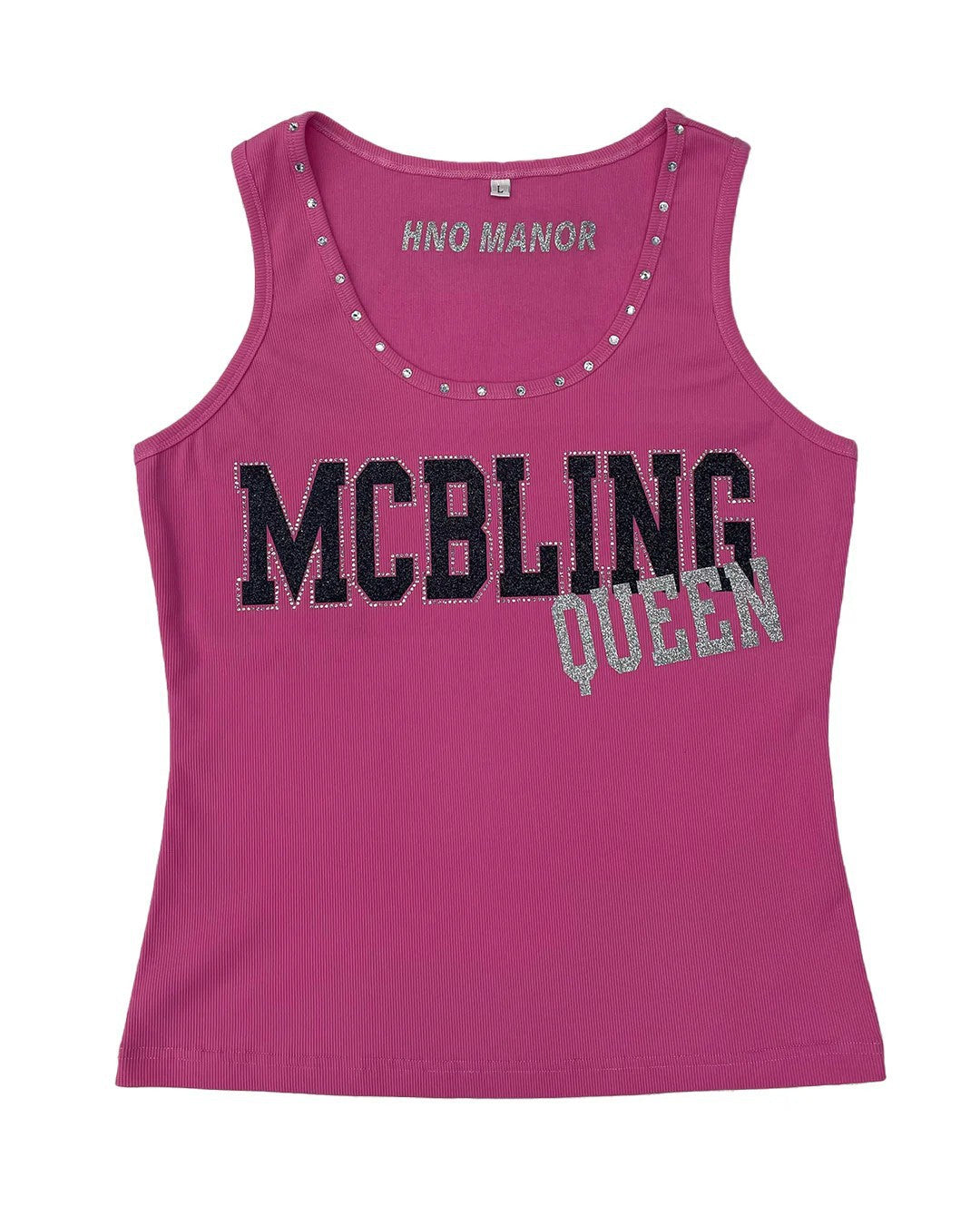 Damen Trendiges Tanktop mit Glitzerakzenten EB