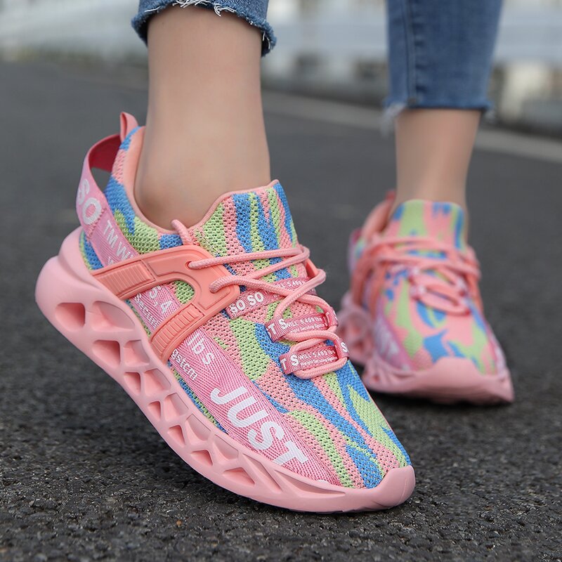 Damen Performance Sneakers mit atmungsaktivem Obermaterial und stoßdämpfender Sohle EB