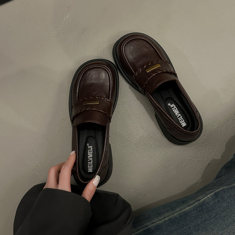 Damen Loafers mit komfortabler Sohle und modischem Riemen EB