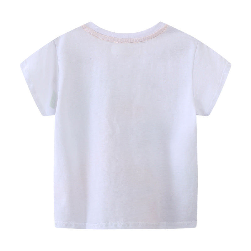 Kinder T-Shirt mit lebendigem Dinosaurier-Motiv EB