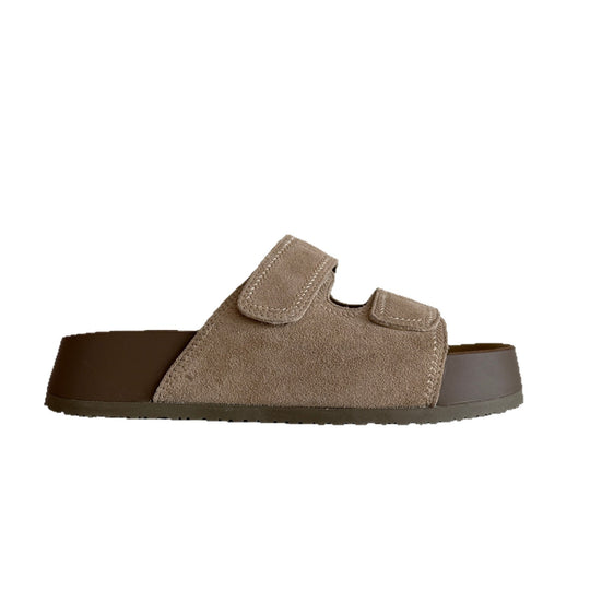 Damen Komfortable Sandalen mit verstellbaren Riemen und ergonomischem Fußbett EB