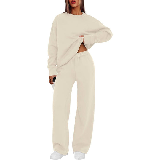 Damen nan lässiges Sweatshirt und weite Jogginghose Set EB