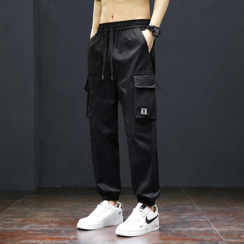 Herren Cargo-Hose mit praktischen Taschen und verstellbarem Bund EB