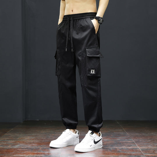 Herren Cargo-Hose mit praktischen Taschen und verstellbarem Bund EB