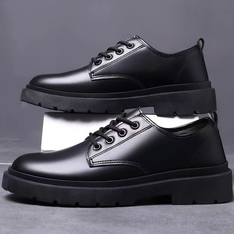 Herren Elegante Schnürschuhe mit rutschfester und stoßdämpfender Sohle EB