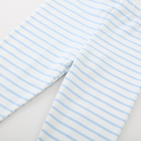 Mädchen Leggings mit buntem Blütenstickdesign EB