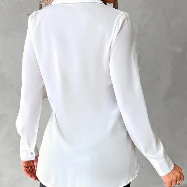 Damen Kunstvolle Bluse mit einzigartigem Grafikdruck EB