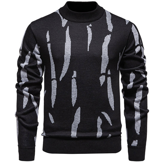 Herren modischer Sweatpullover mit einzigartigem grafischem Muster EB
