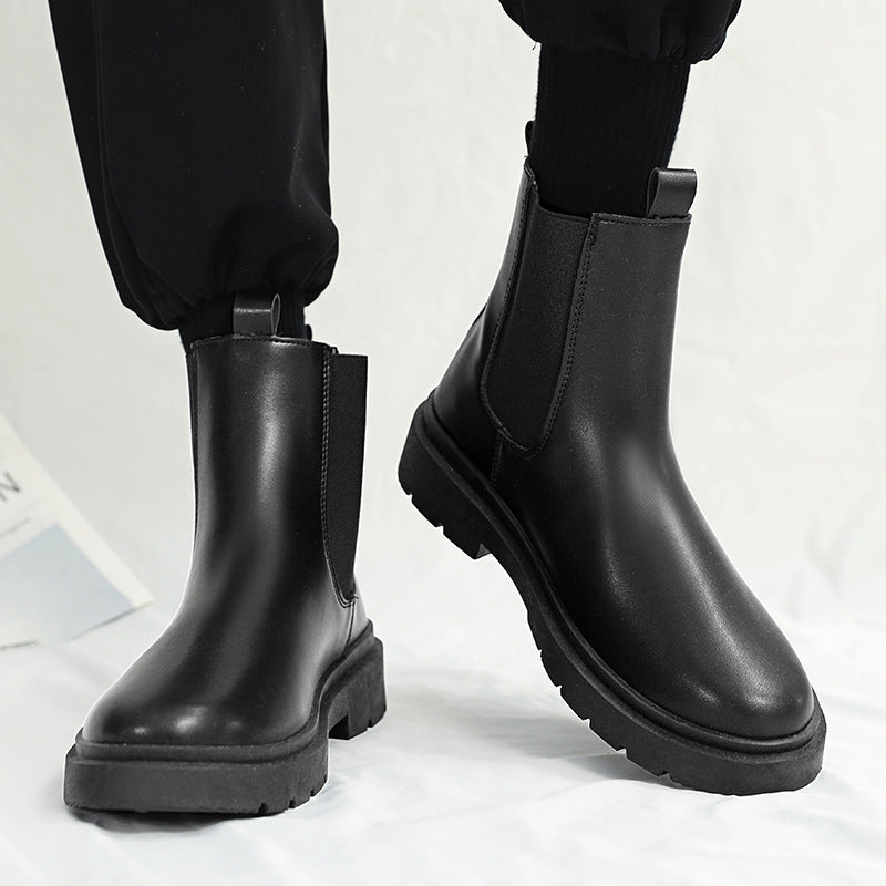 Damen Elegante Chelsea-Stiefel mit robustem Gummizug und rutschfester Sohle EB