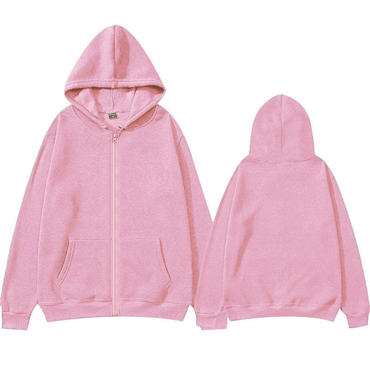 Unisex Zip-Hoodie mit robustem Metallreißverschluss, angerauter Fleece-Innenseite, geteilten Eingrifftaschen und verstärkten Nähten EB