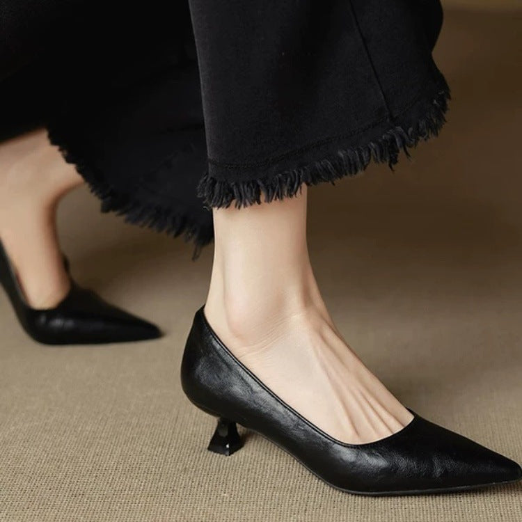 Damen Klassische Pumps mit elegantem Blockabsatz EB