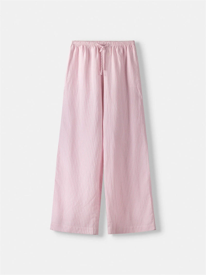 Damen Hochtaillierte Freizeithose mit breitem Bein EB