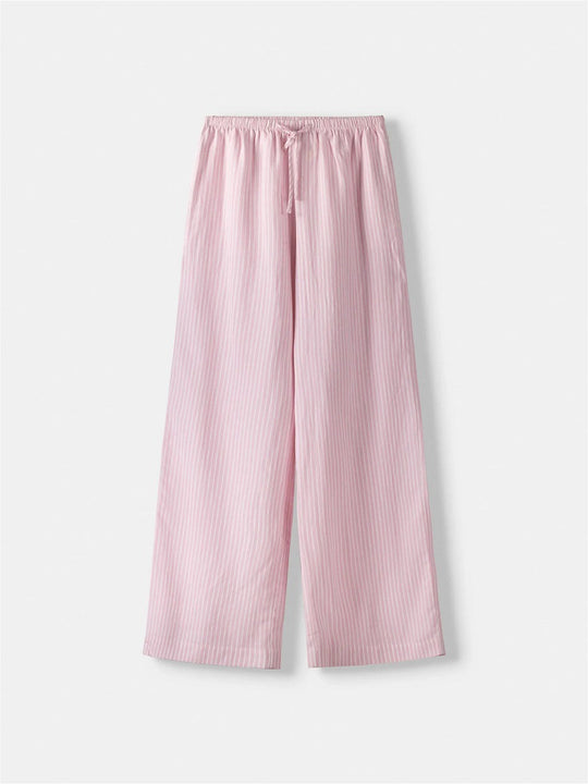Damen Hochtaillierte Freizeithose mit breitem Bein EB
