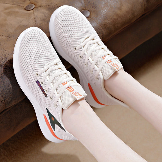 Damen Sportliche Lauf-Sneaker mit atmungsaktivem Mesh-Obermaterial und innovativer Dämpfungstechnologie EB