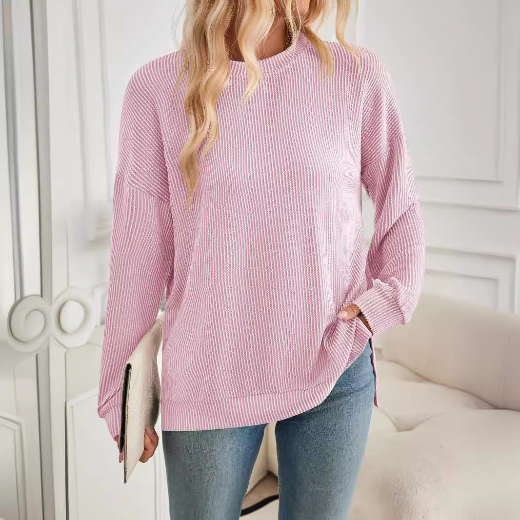 Damen lässiger Strickpullover EB