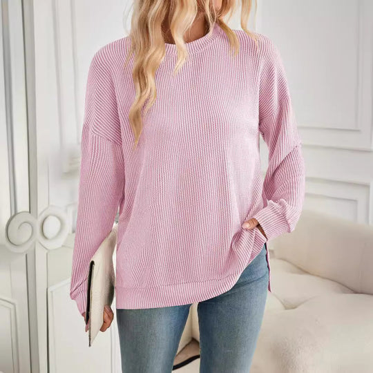 Damen lässiger Strickpullover EB