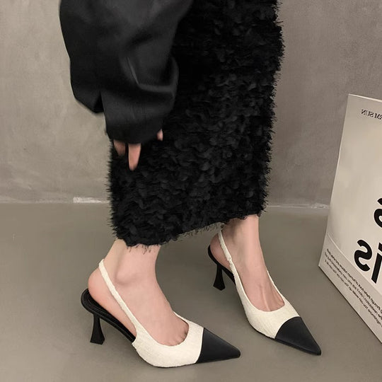 Damen elegante Sling Pumps mit modischem Design und komfortablem Absatz EB