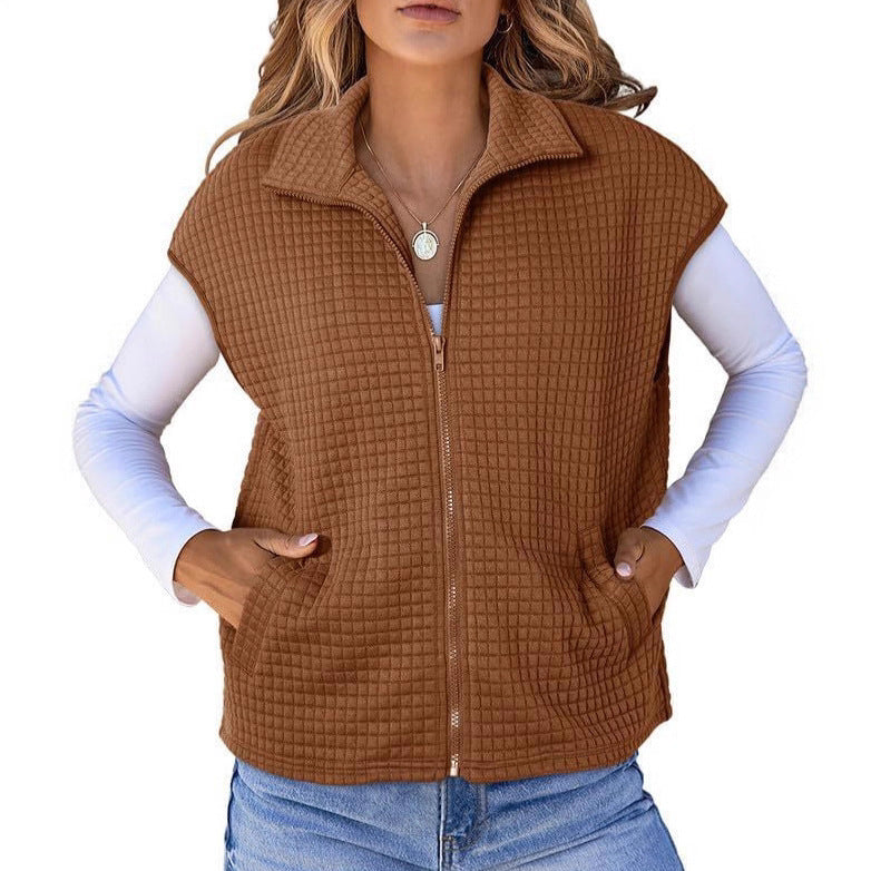 Damen Quilted Weste mit komfortabler Passform EB