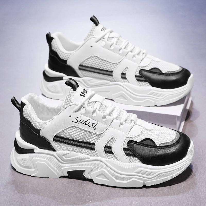 Damen Sportliche Sneakers mit atmungsaktiver Mesh-Konstruktion und stoßdämpfender Sohle EB