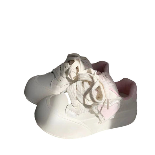 Damen Sneakers im verspielten Heart-Design mit atmungsaktiver Oberflächenstruktur EB