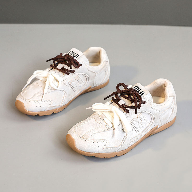 Damen sportive Sneakers mit atmungsaktiver Obermaterialstruktur und rutschfester Sohle EB