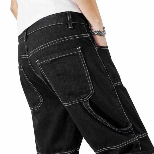 Herren Cargo-Jeans mit modernen Taschen und lässigem Schnitt EB