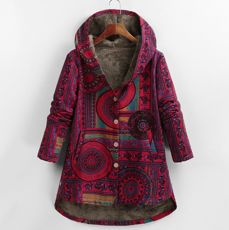 EB | gestrickte Winterjacke - schickes warmes Hoodie-Jackett