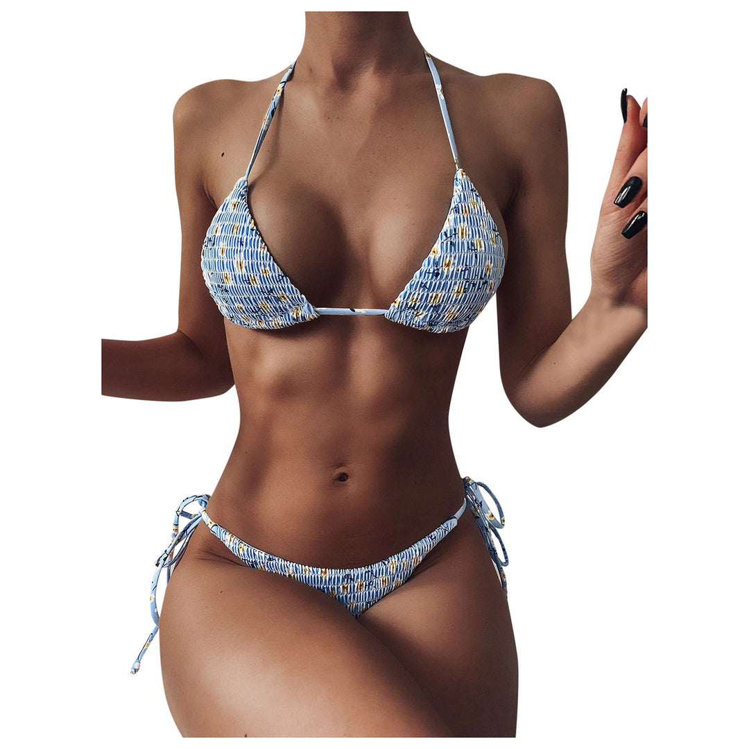 Damen Bikiniset mit verspieltem Rüschen-Design EB