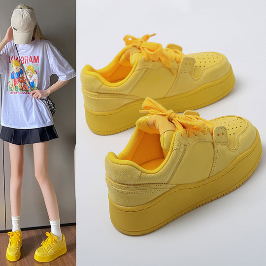 Damen Komfort-Sneaker mit breiter Sohle und atmungsaktivem Obermaterial EB