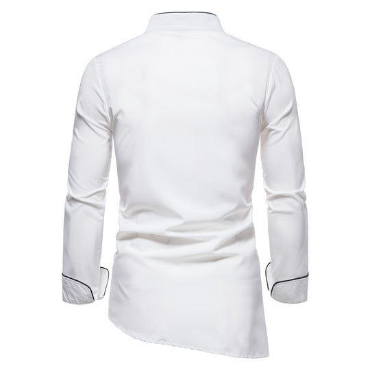 Herren Küchenjacke mit modernem Schnitt und elegantem Kragen EB
