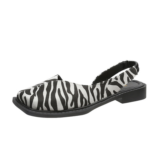Damen Elegante Riemchen-Sandalen mit quadratischer Zehenpartie und flexibler Sohle EB