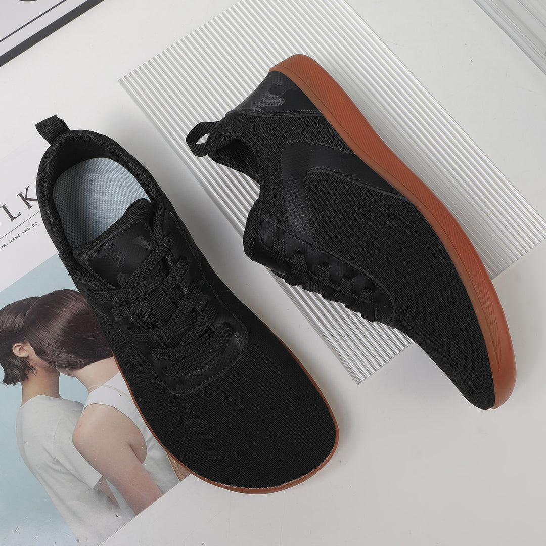 Damen Sportliche Freizeit-Sneaker mit atmungsaktivem Obermaterial und rutschfester Sohle EB