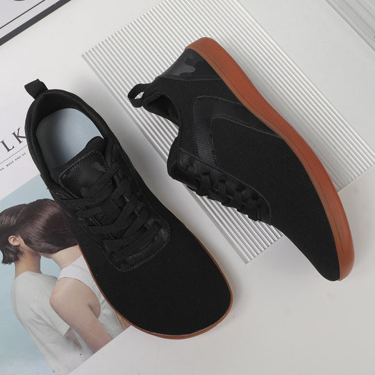 Damen Sportliche Freizeit-Sneaker mit atmungsaktivem Obermaterial und rutschfester Sohle EB