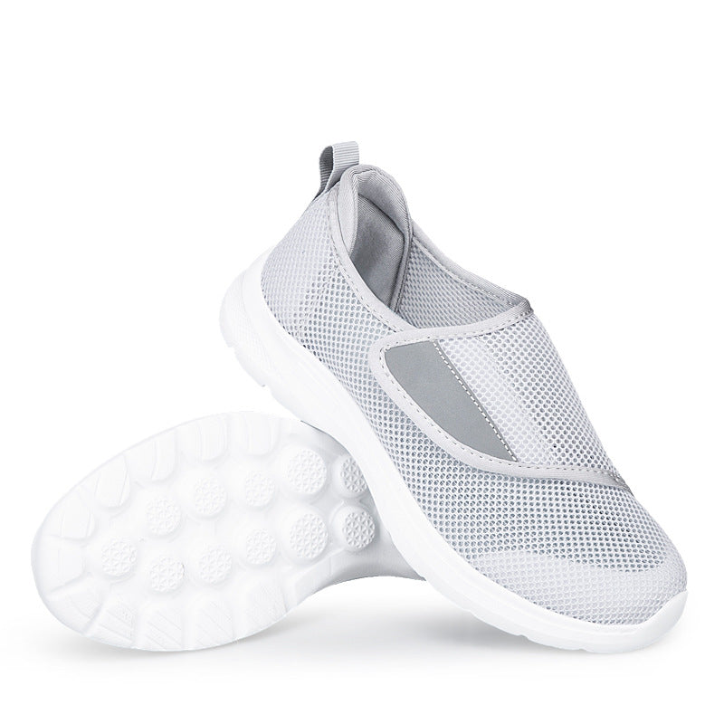 Damen Atmungsaktive Slip-On Sneakers mit rutschfester Sohle EB