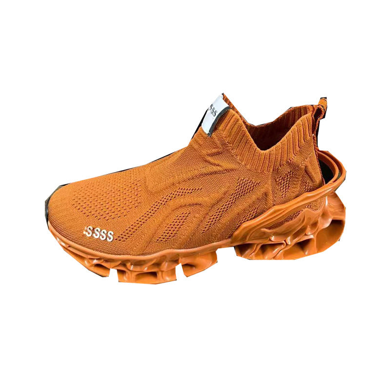 Damen Slip-On Laufschuhe mit atmungsaktiver Oberflächenstruktur und modernem Design EB