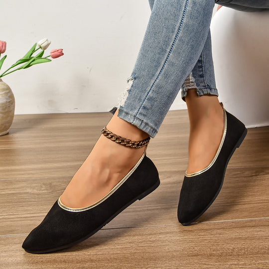 Damen elegante Ballerinas mit buntem Design EB