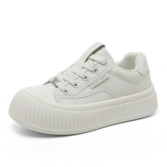 Damen Sportliche Plateau Sneakers mit rutschfester Sohle und atmungsaktivem Obermaterial EB