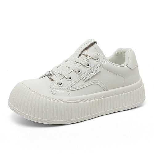 Damen Sportliche Plateau Sneakers mit rutschfester Sohle und atmungsaktivem Obermaterial EB