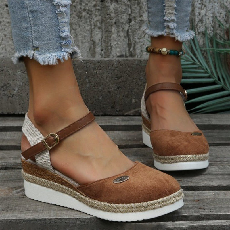 Vintage Wedge Sandalen EB