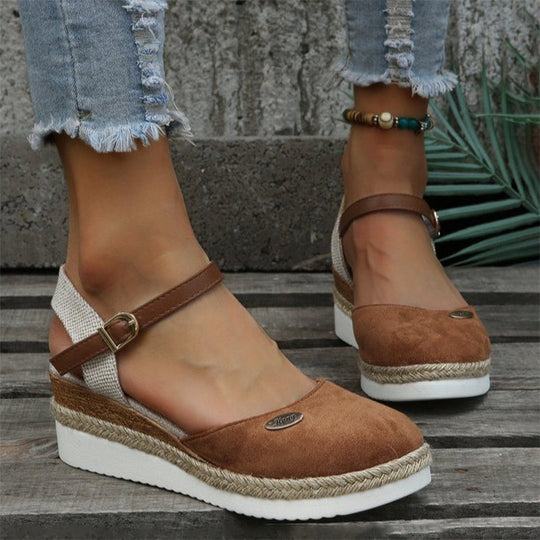 Vintage Wedge Sandalen EB