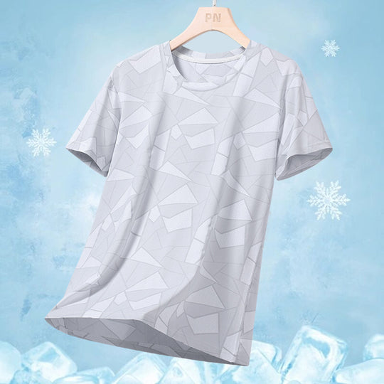 Herren nan atmungsaktives Funktionsshirt mit Jacquard-Struktur und schnelltrocknender Performance EB
