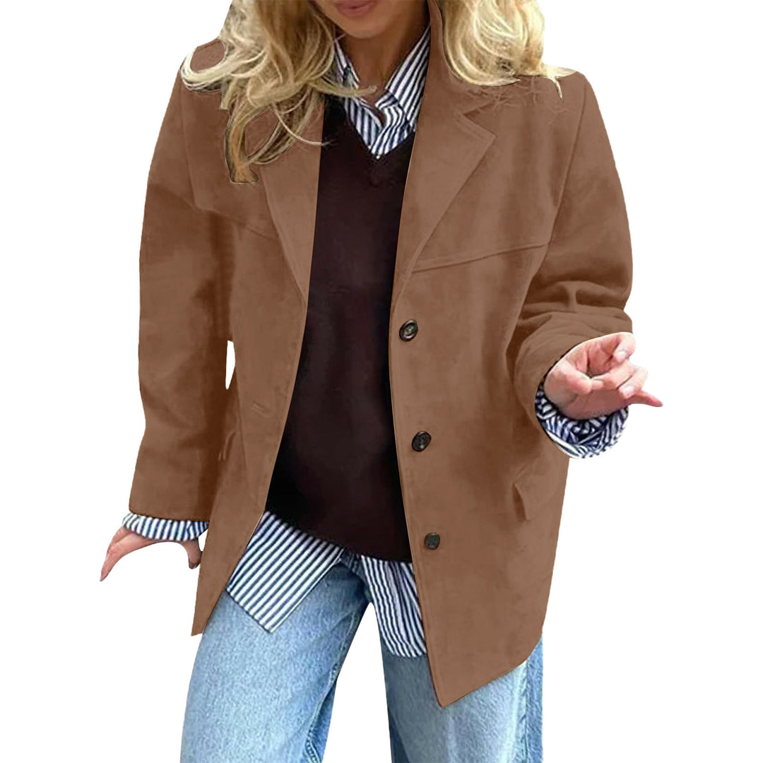 Damen Oversized Baumwolljacke mit lässigem Schnitt EB
