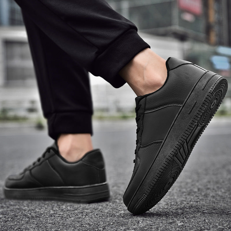 Damen Sneaker aus hochwertigem Leder mit rutschfester Sohle EB