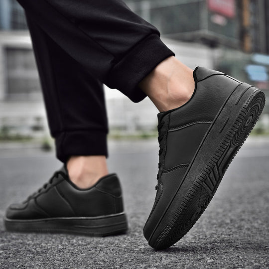 Damen Sneaker aus hochwertigem Leder mit rutschfester Sohle EB