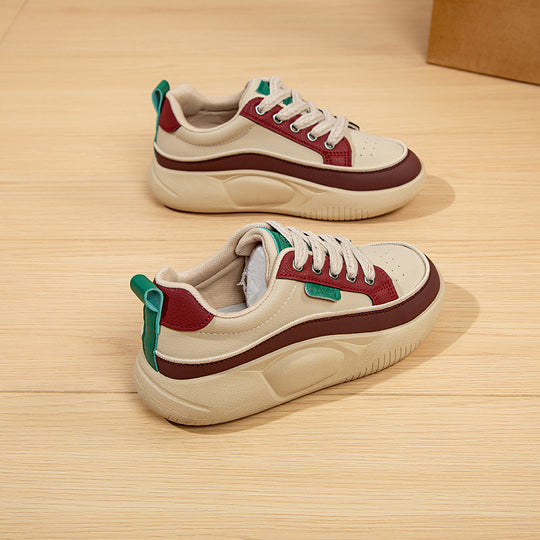 Damen Komfortabele Sneakers mit Retro-Details EB