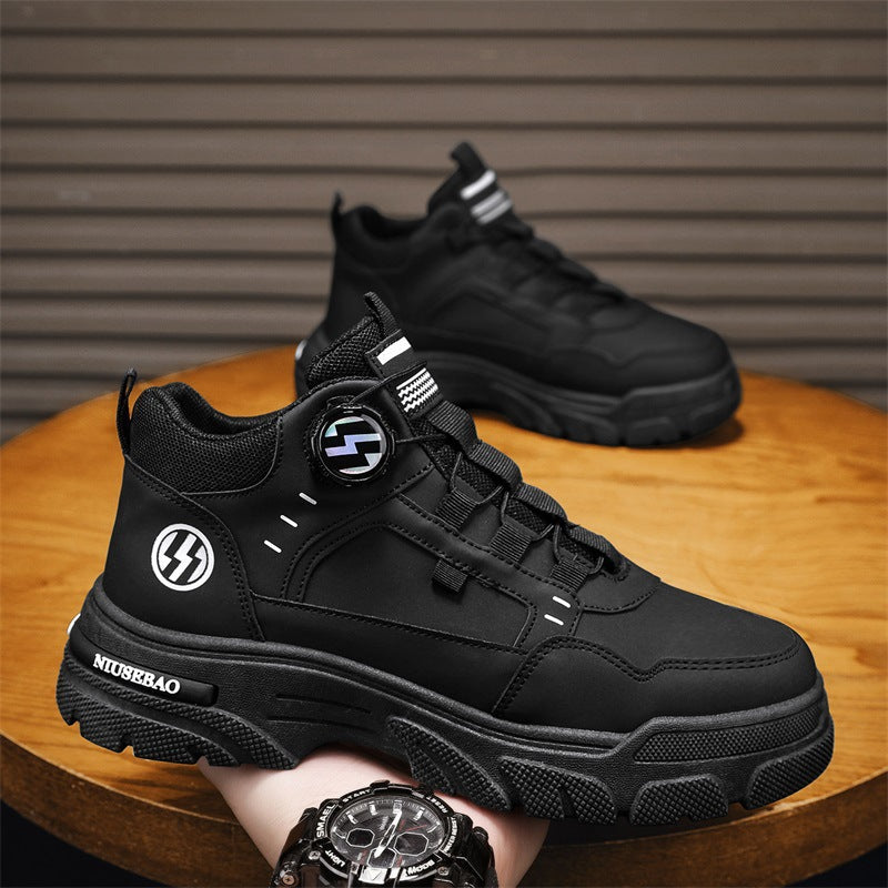 Damen modische High-Top Sneakers mit atmungsaktiver Struktur und innovativer Schnürtechnologie EB