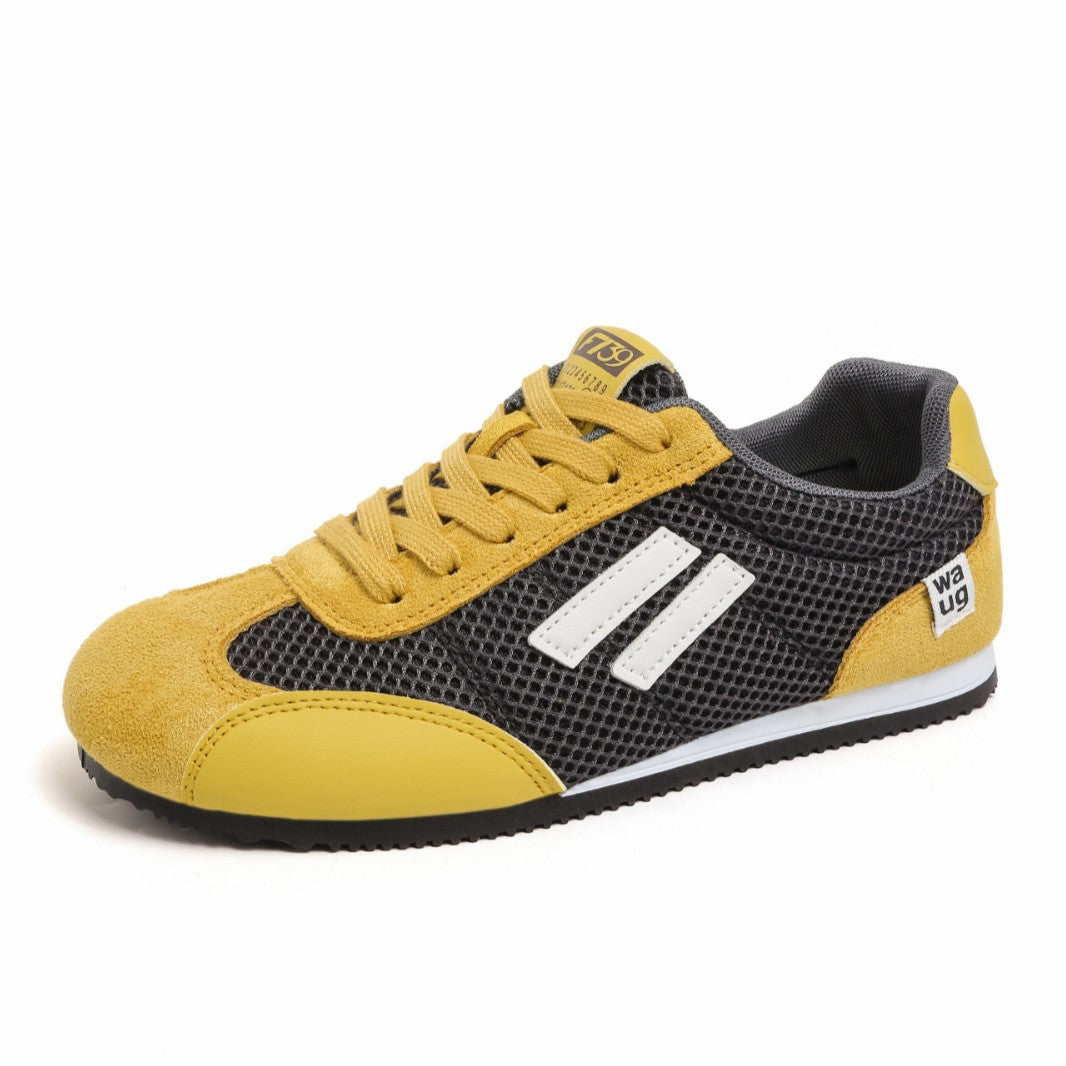Damen Freizeit Sneakers mit atmungsaktiver Oberflächenstruktur und robustem Laufsohlenprofil EB